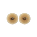 cache-tétons adhésifs réutilisables peau claire piercing coeur faux diamant silicone