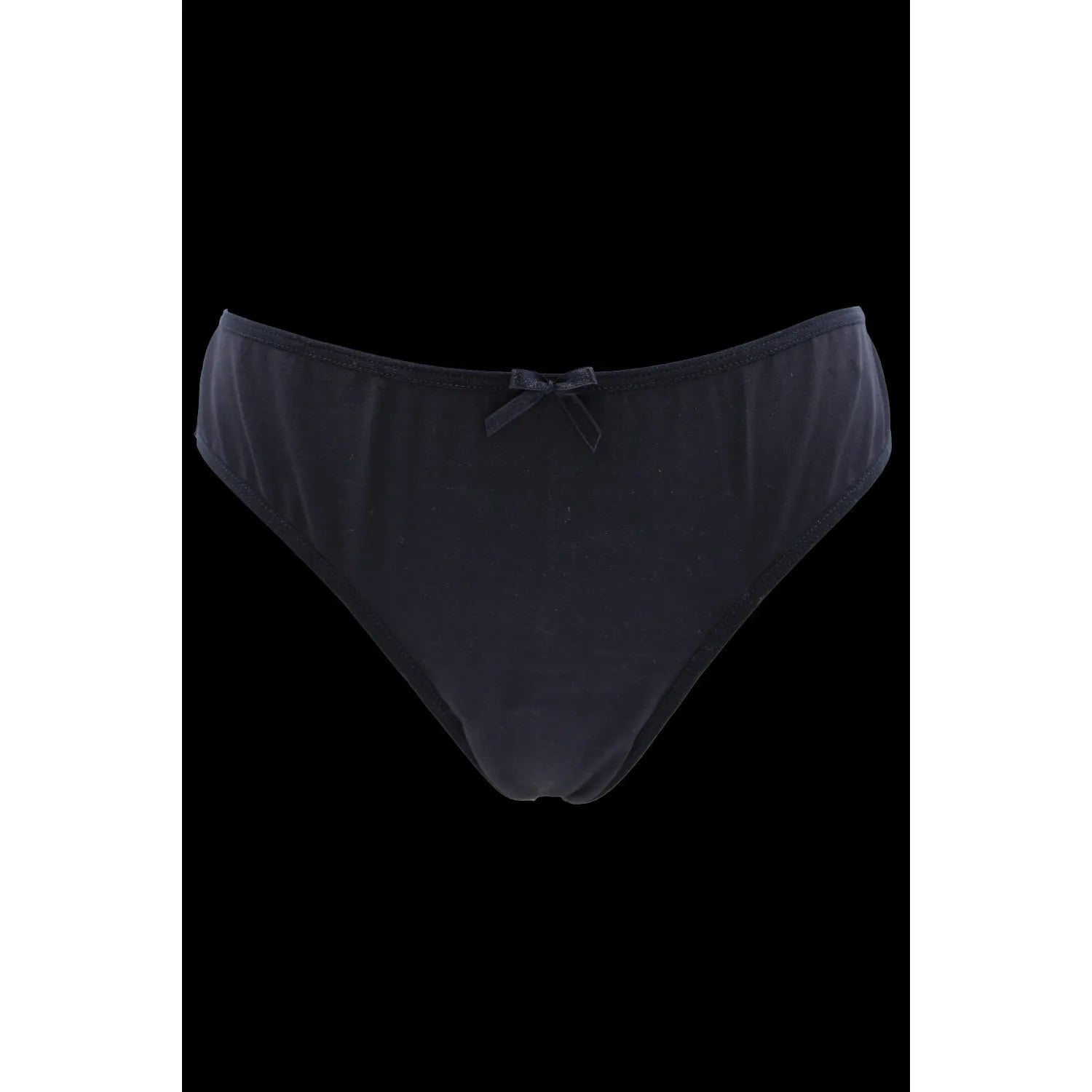 Culotte dentelle noire élégante nœud satin confortable féminine tailles S-XL