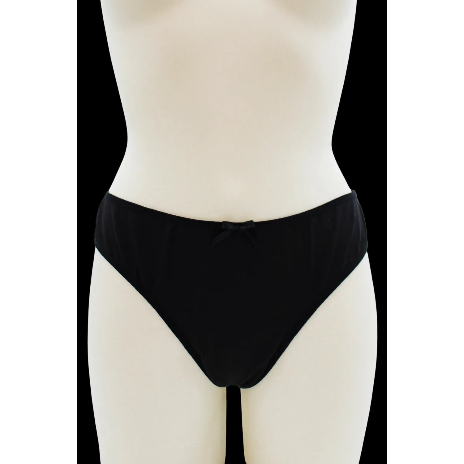 Culotte dentelle noire élégante nœud satin confortable féminine tailles S-XL