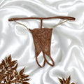 String dentelle minimaliste glamour chaînes dorées ajustable sexy femmes
