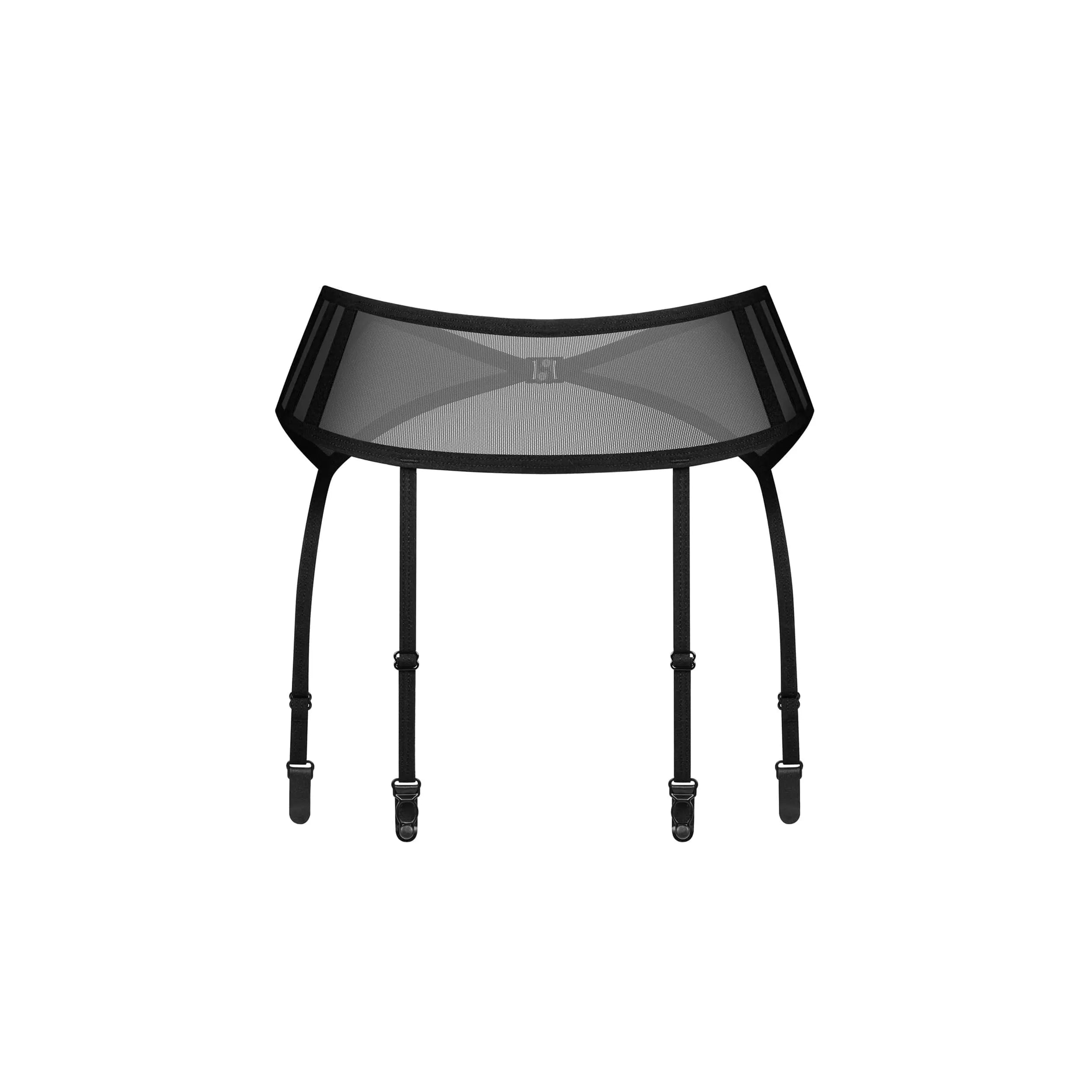 Aurorium porte-jarretelles noires