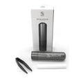 Inhalateur d’arômes d’ambiance Premium, Anti-fuite, Design Métal Gris Anthracite, Avec Mèche Spéciale Remplaçable pour Expérience Propre Intense