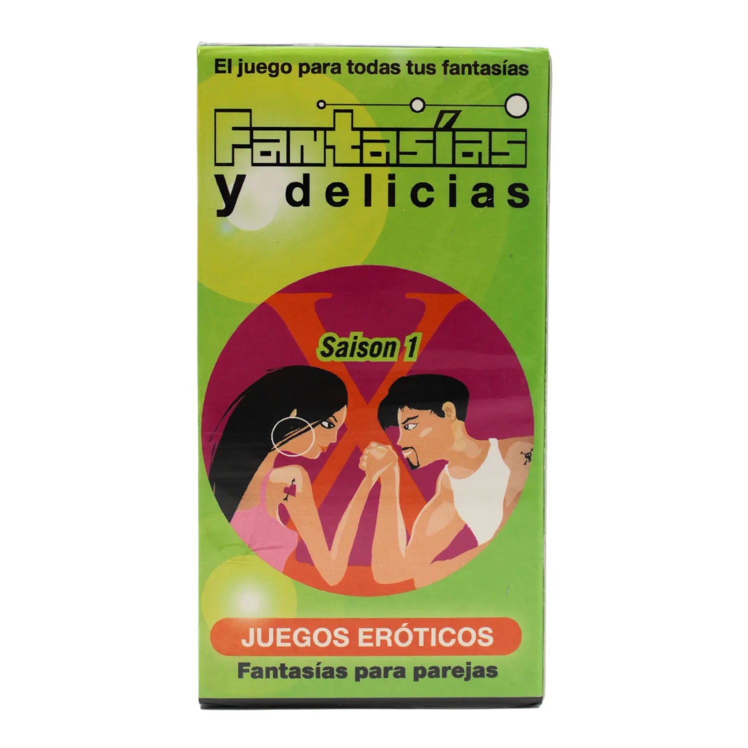 Jeu de Cartes Vices et Délices Espagnol, Jeu Coquin 80 Cartes, 76 Gages Érotiques, Trois Niveaux de Difficulté, Pimentez Votre Relation