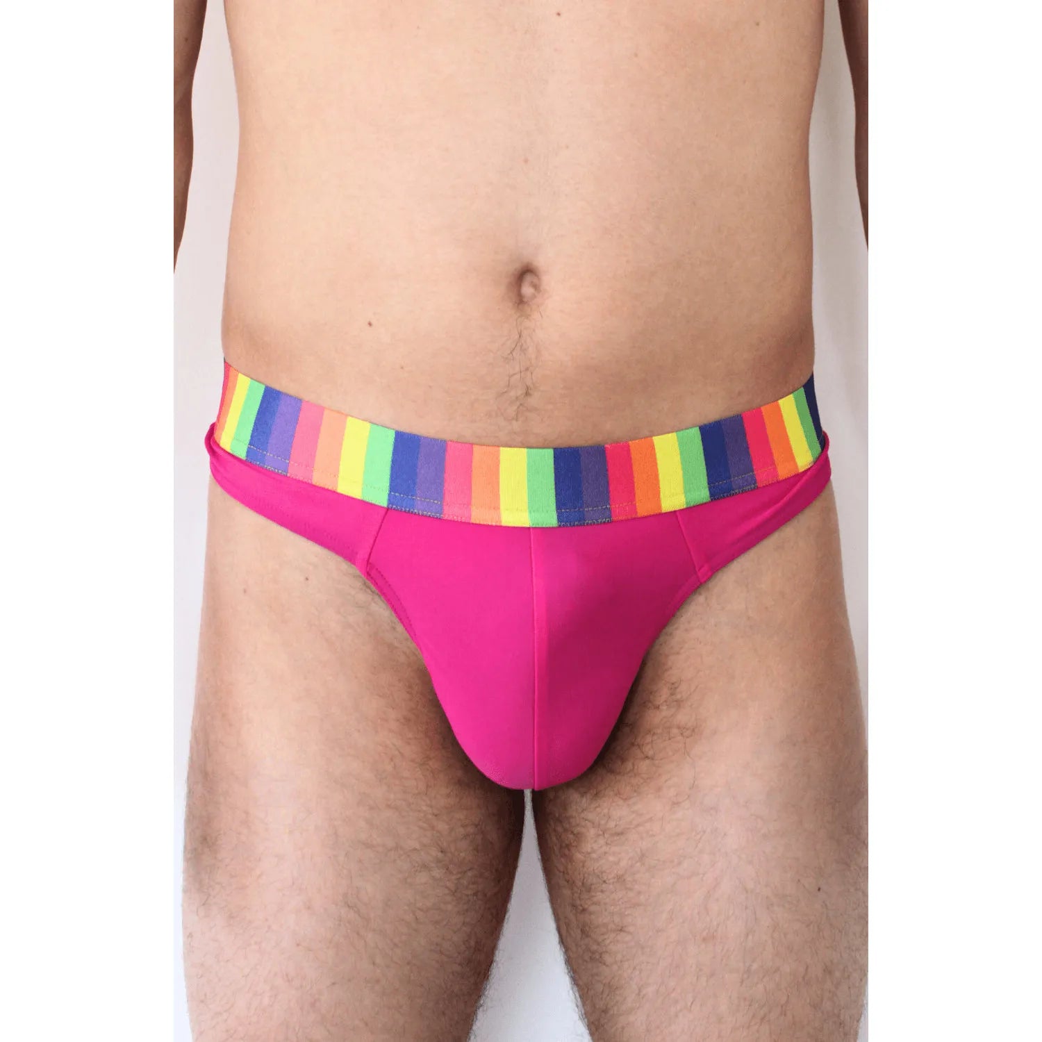 String Rose Homme Confortable Style Affirmé Ceinture Arc-en-ciel Lookme Design Minimaliste Sous-vêtements Stylés Originaux Polyamide Élasthanne