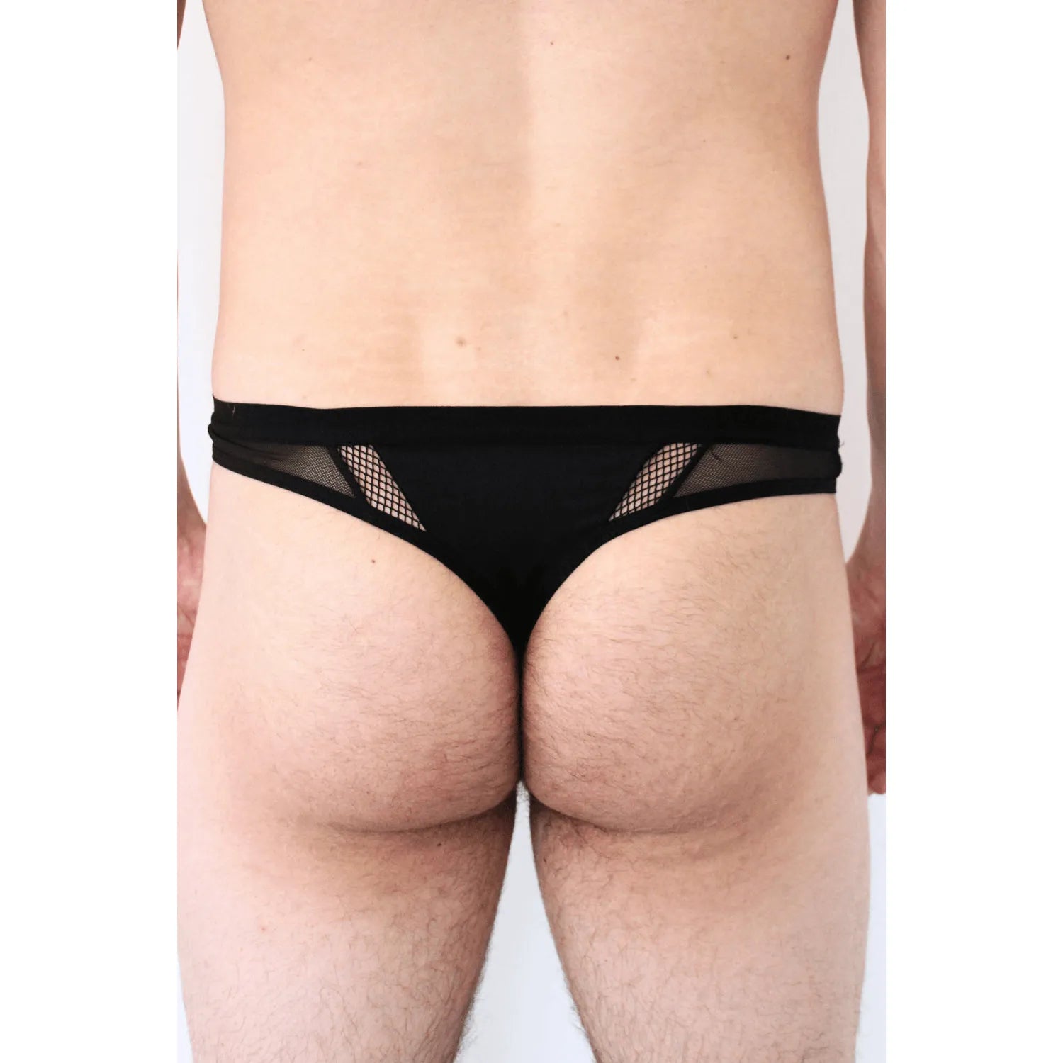 String Noir Homme Design Élégant Confortable Original LOOKME Matière Respirable Coupe Taille Basse Raffiné Chic Pour Occasions Spéciales 92% Polyester 8% Élasthanne