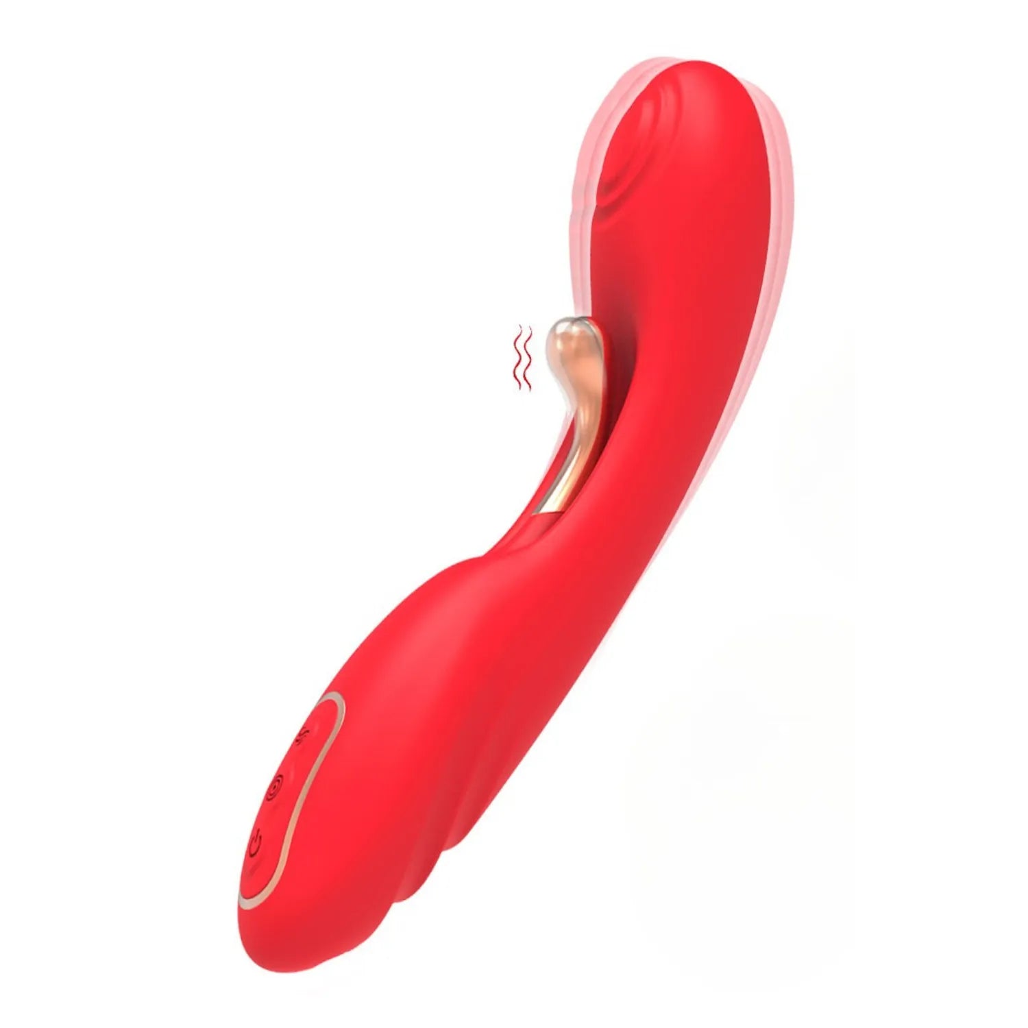 Vibromasseur TICKLE Double Stimulation Ergonomique Silicone Médical Rechargeable USB 18 Modes Vibration Point G Waterproof