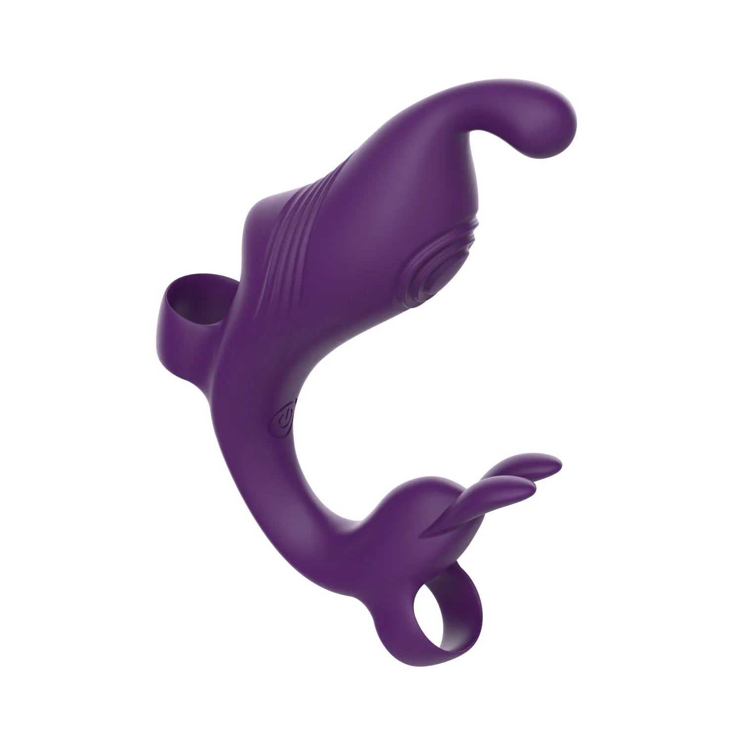 Doigt Vibrant INFERNO Silicone Médical Double Moteur 10 Modes Vibration Rechargeable Résistant Eau Stimulateur Ciblé Confortable Solo Duo