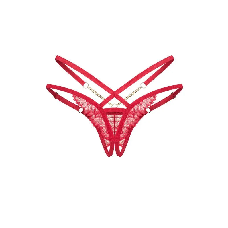 Matildea string ouvert Rouge