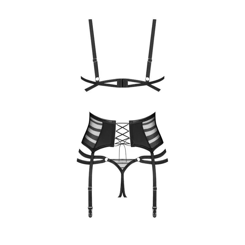 Lune Bellis ensemble ouvert 3 pièces - Noir