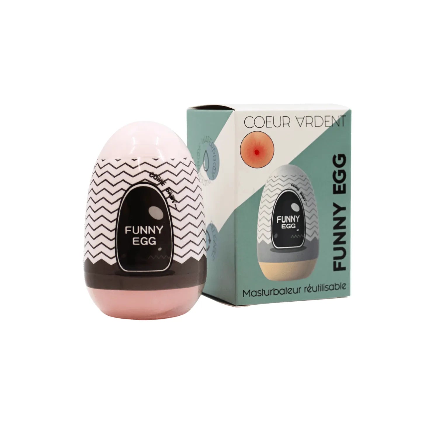 Gaine Masturbatrice Réutilisable FUNNY EGG – Design Réaliste Anus