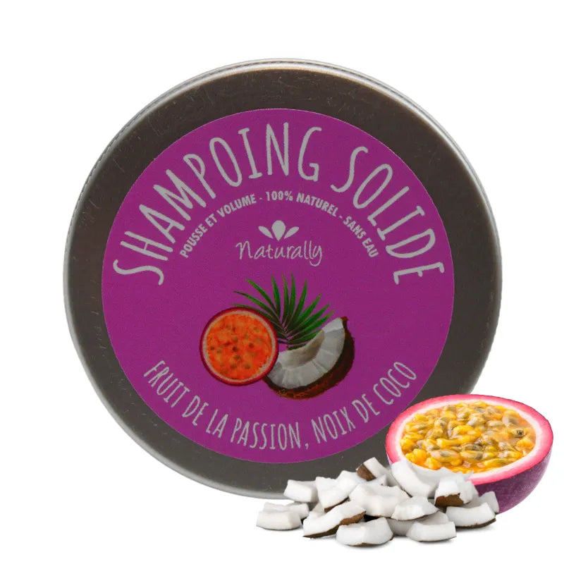 Shampoing solide 100% naturel ortie houblon pousse volume cheveux éclat
