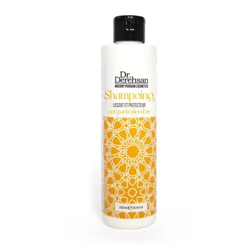 Shampoing cheveux naturels huile jojoba olive brillance protection particules or 250ml