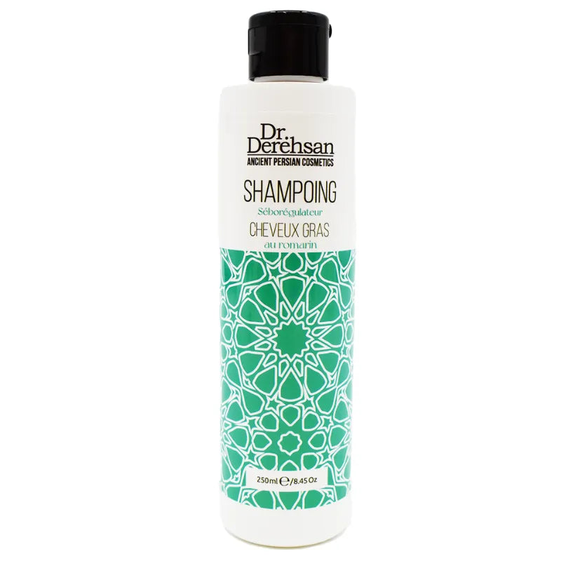 Shampoing naturel régulateur sébum cheveux gras romarin 250ml