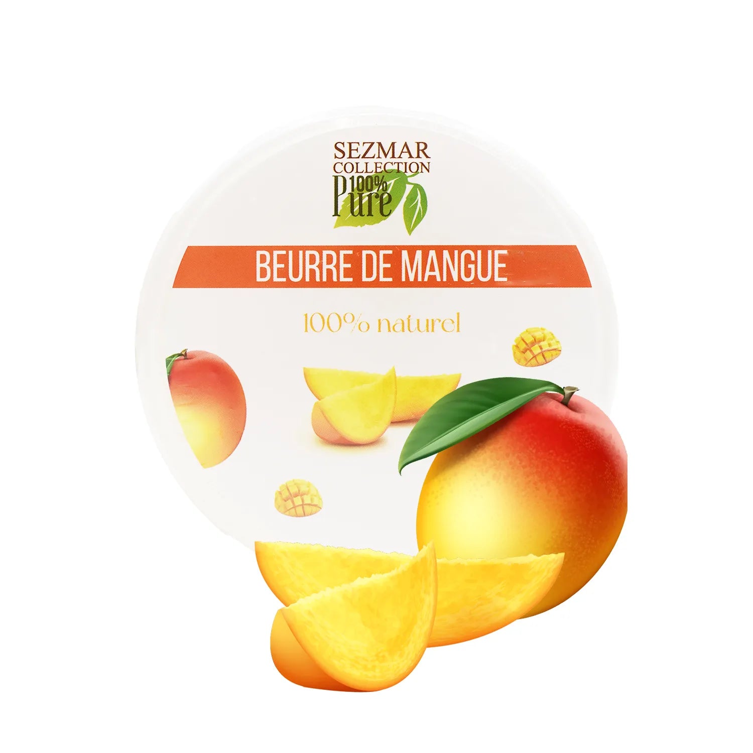 Pur beurre de mangue naturel hydratant peau cheveux anti-UV 250ml
