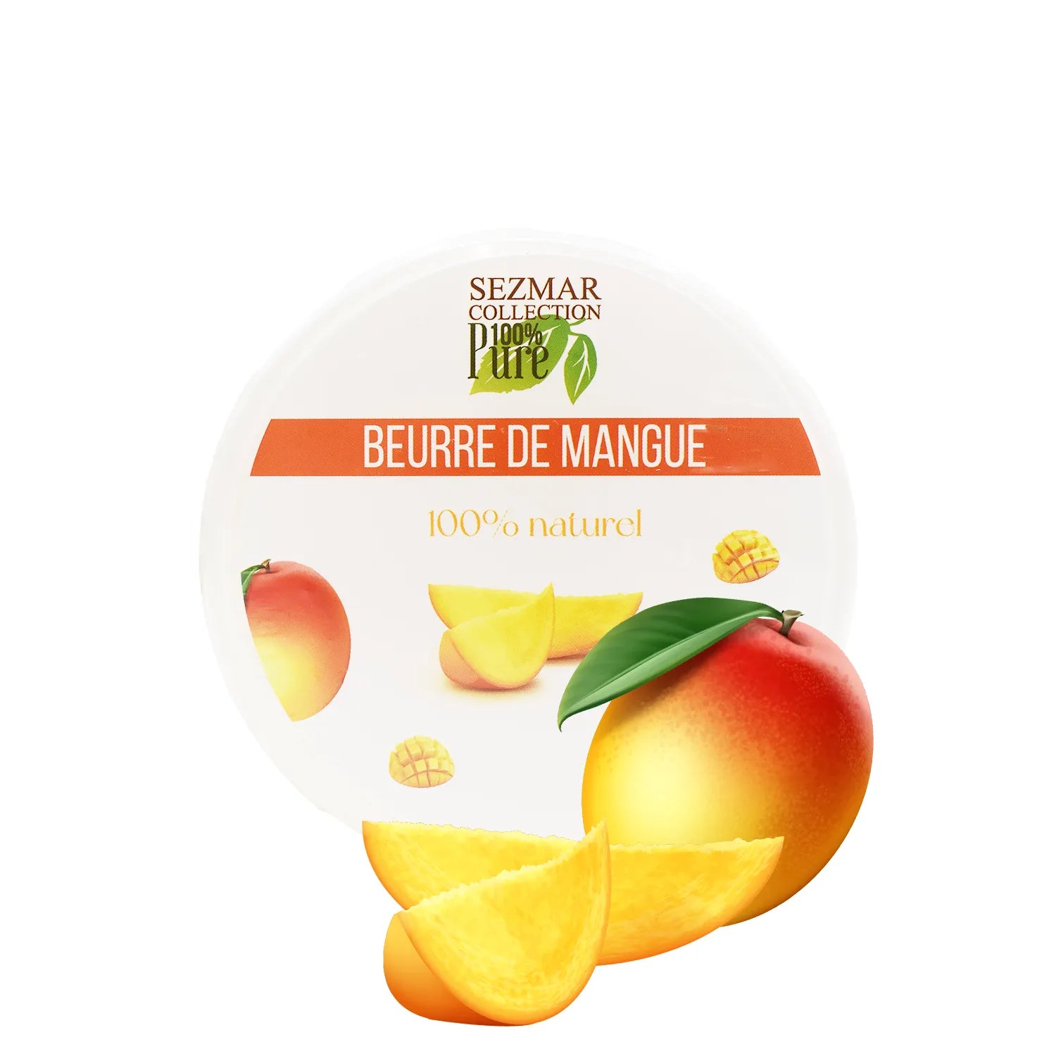 Pur beurre de mangue naturel hydratant peau cheveux anti-UV 250ml