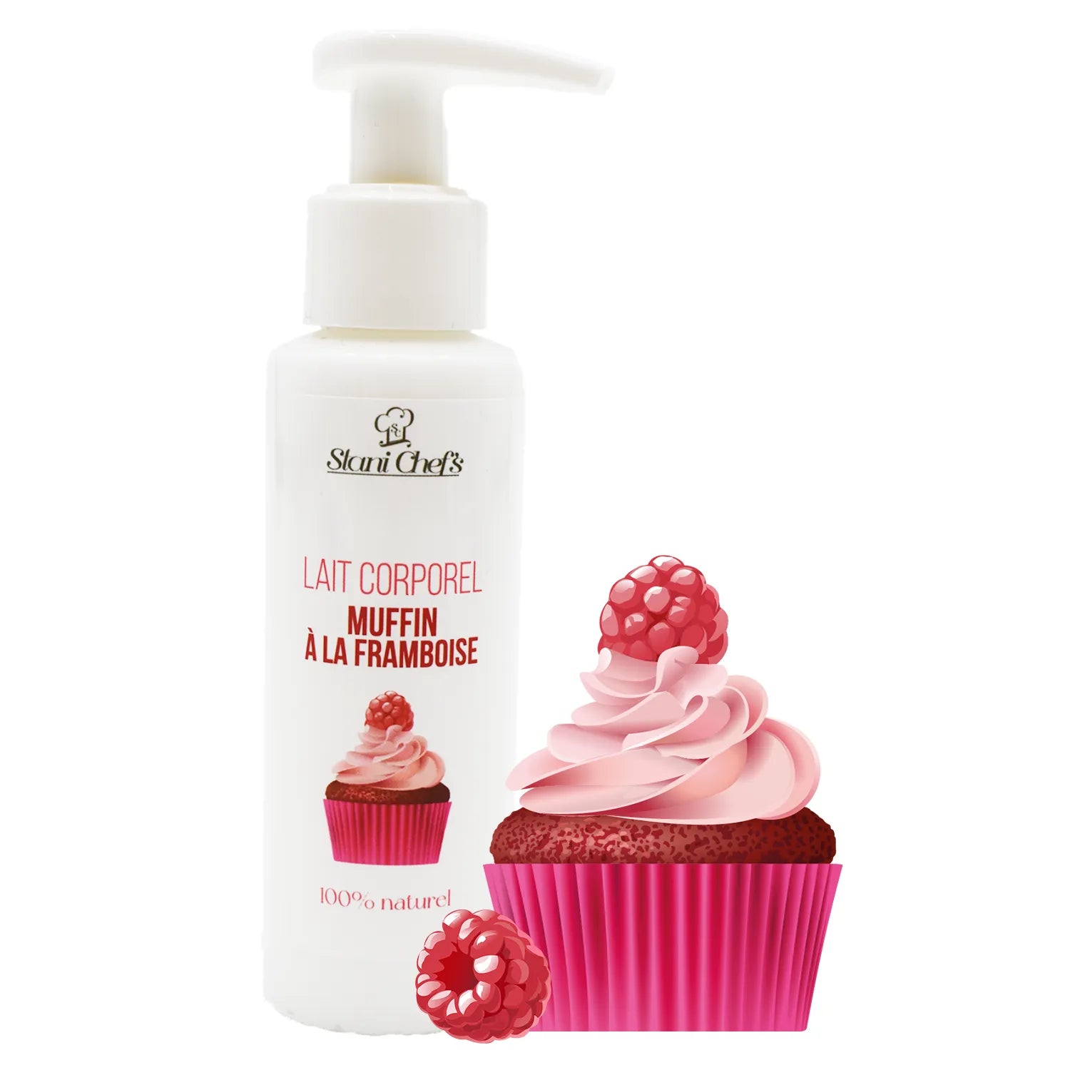 lait hydratant corporel framboise camomille antioxydant peau douce 100ml voyage