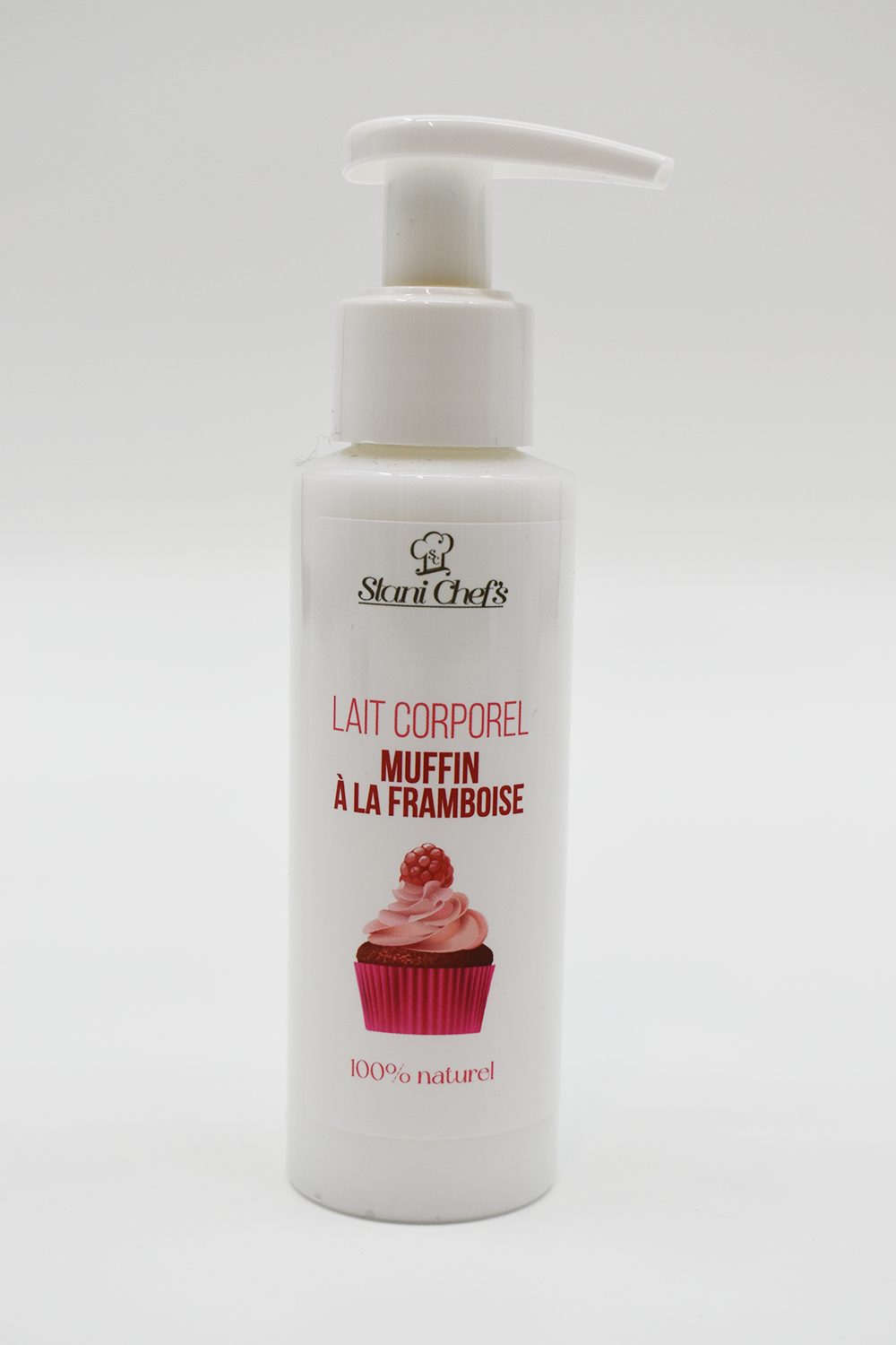 Lait corporel - muffin à la framboise - 100ml 100% naturel