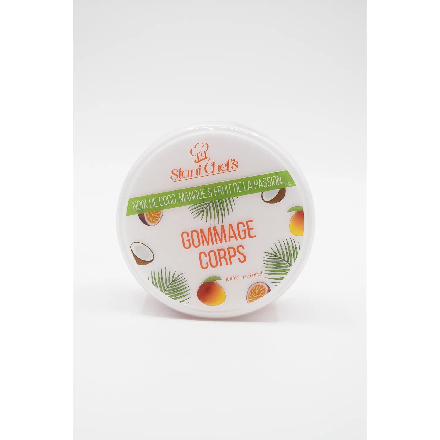 Gommage corporel naturel hydratant noix de coco mangue passion peau douce soyeuse