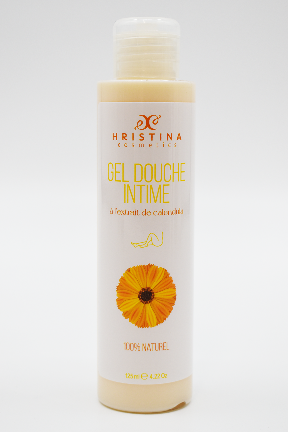 Gel douche intime à l'extrait de calendula - 125ml 100% naturel