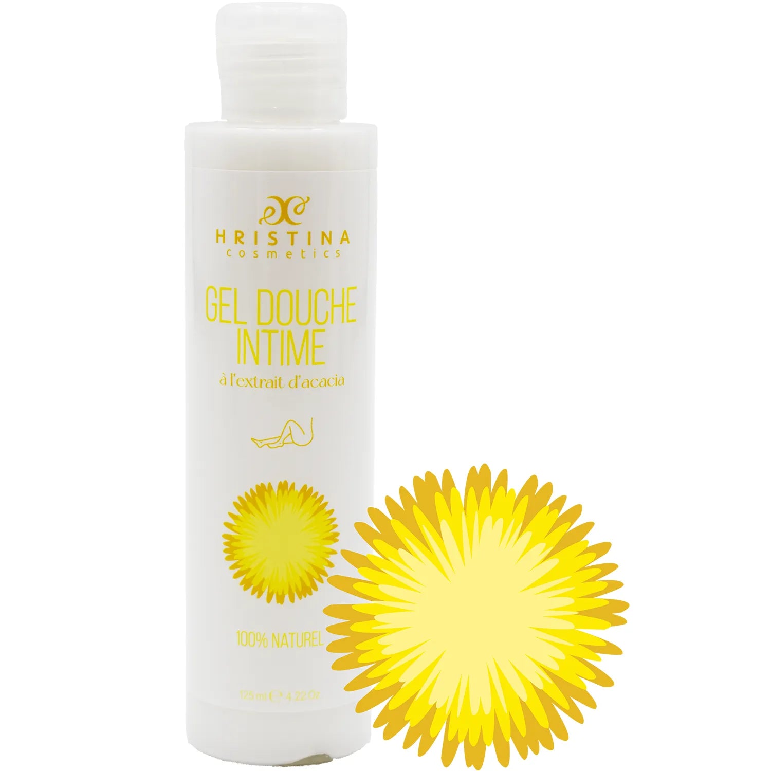 Gel douche intime à l'extrait d'acacia - 125ml 100% naturel