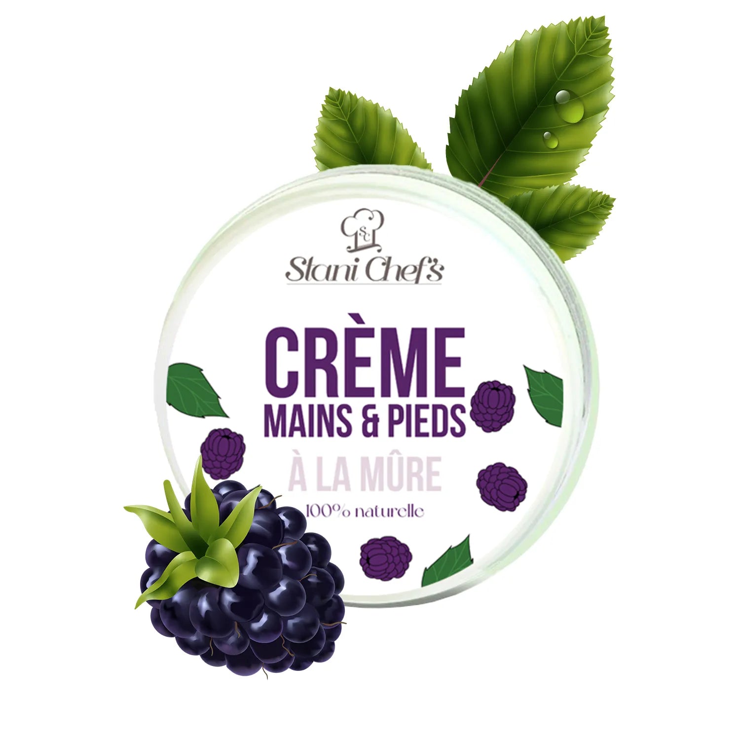crème mains pieds mûre hydratante naturelle vitamines anti-âge peau souple