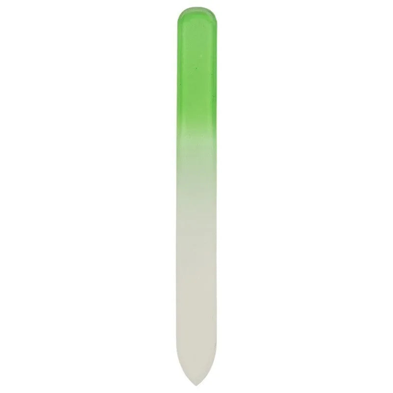 Lime à ongles en verre double face pour ongles fragiles 9x1 cm