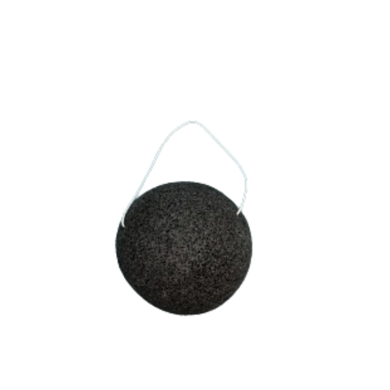 Éponge konjac noire