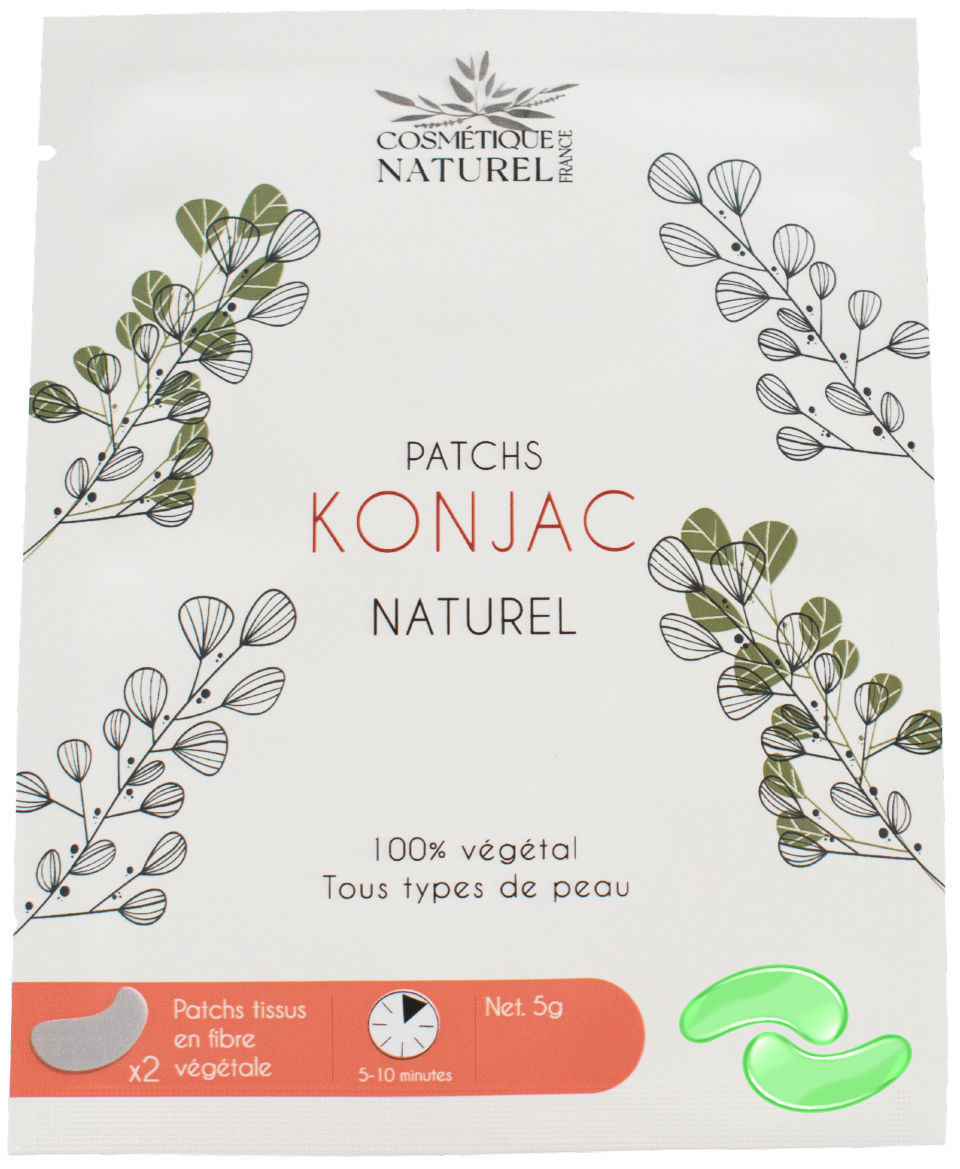Patchs contours des yeux au Konjac - Aloé vera