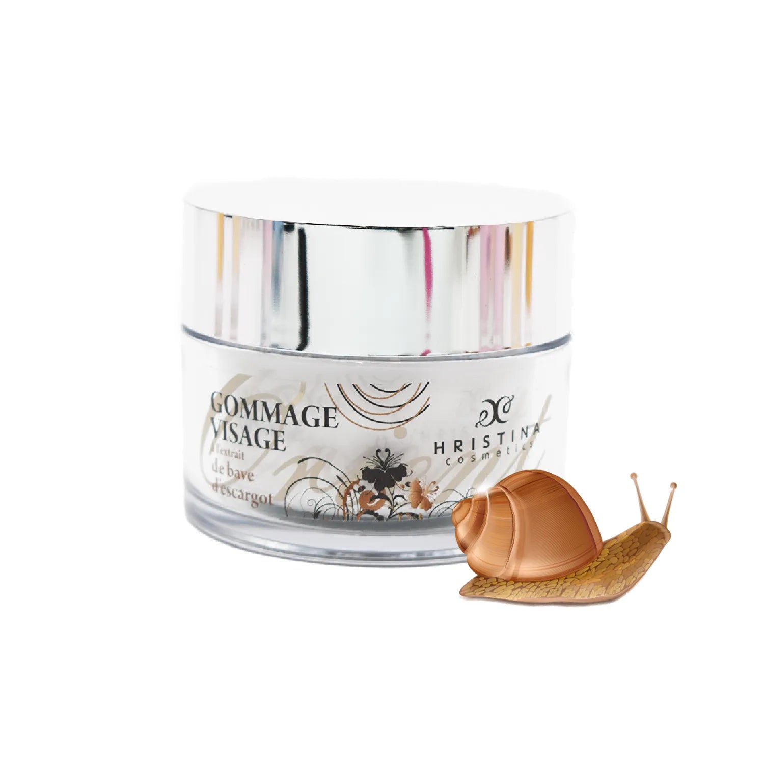 gommage visage bave d'escargot naturel anti-âge renouvellement cellulaire 100ml