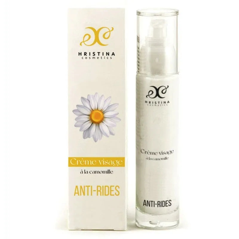 Crème visage anti-rides peau mature naturelle huiles plantes hydratation élasticité