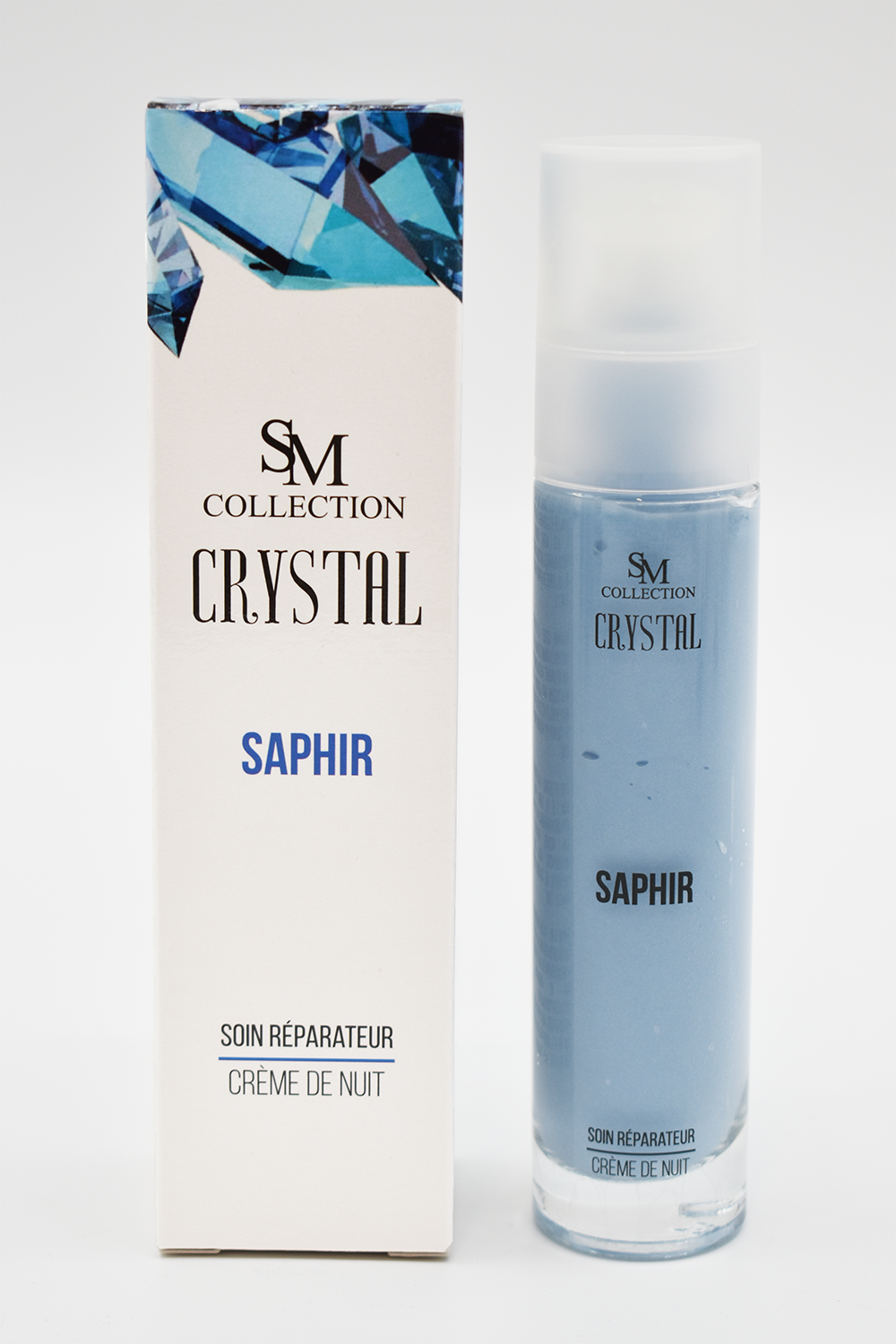 Crème de nuit à la poudre de saphir 50ml 100% naturelle