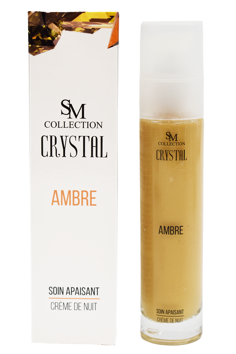 Crème de nuit à la poudre d'ambre 100% naturelle 50ml 100% naturelle