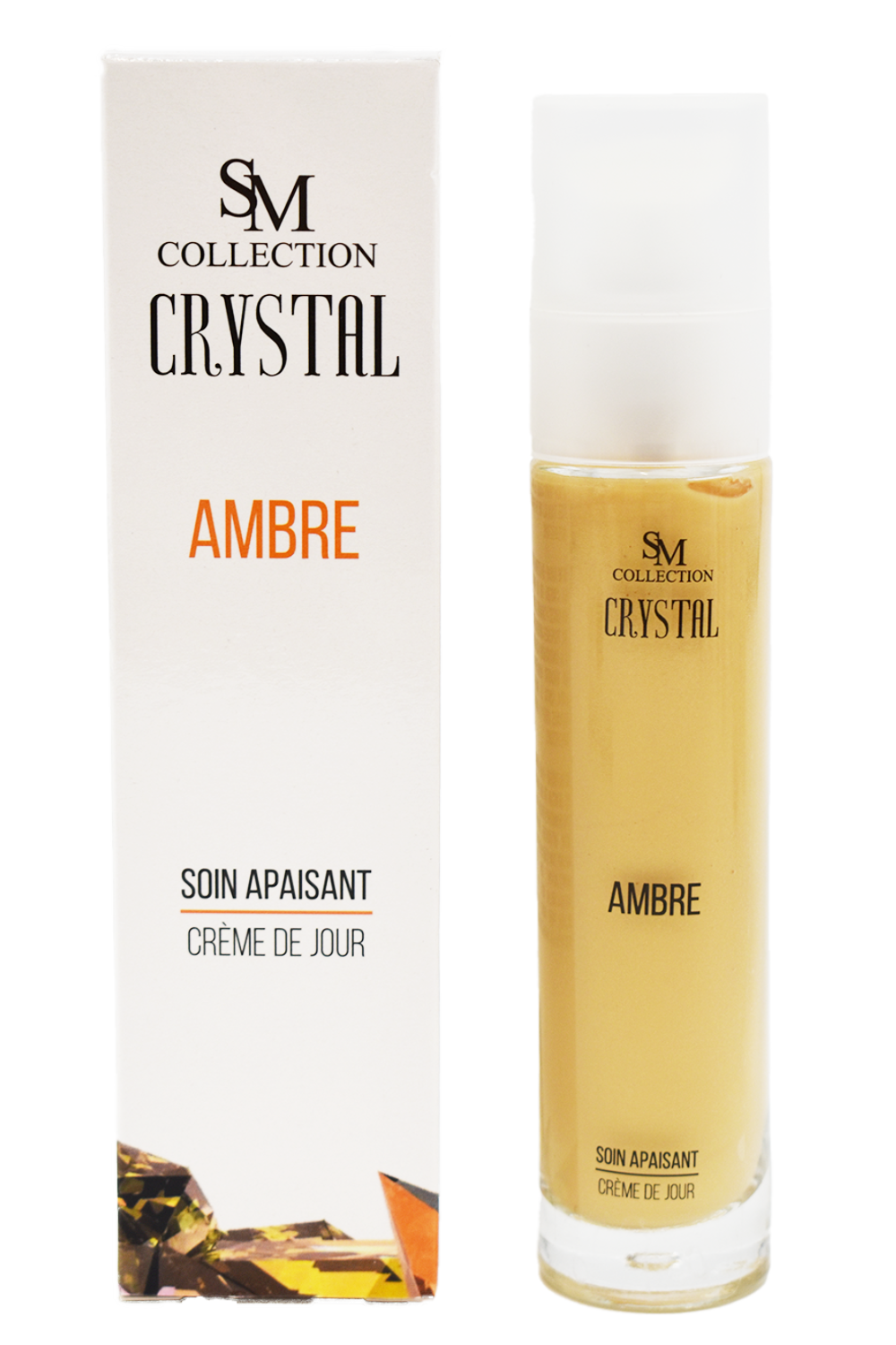 Crème de jour à la poudre d'ambre 50ml 100% naturelle