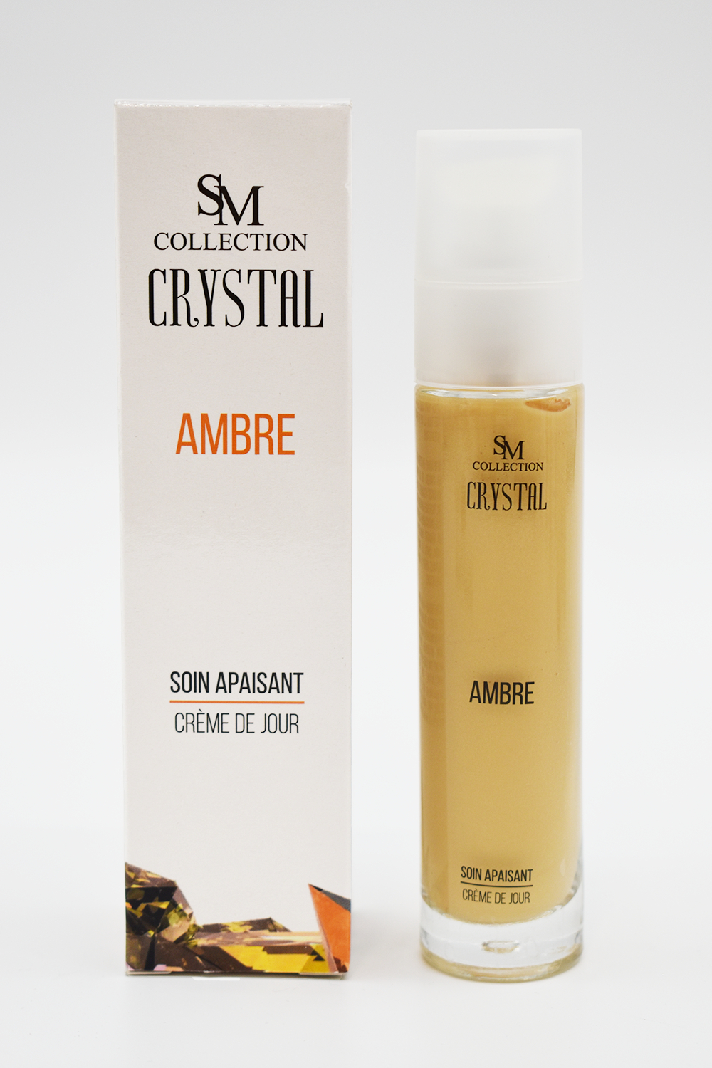 Crème de jour à la poudre d'ambre 50ml 100% naturelle