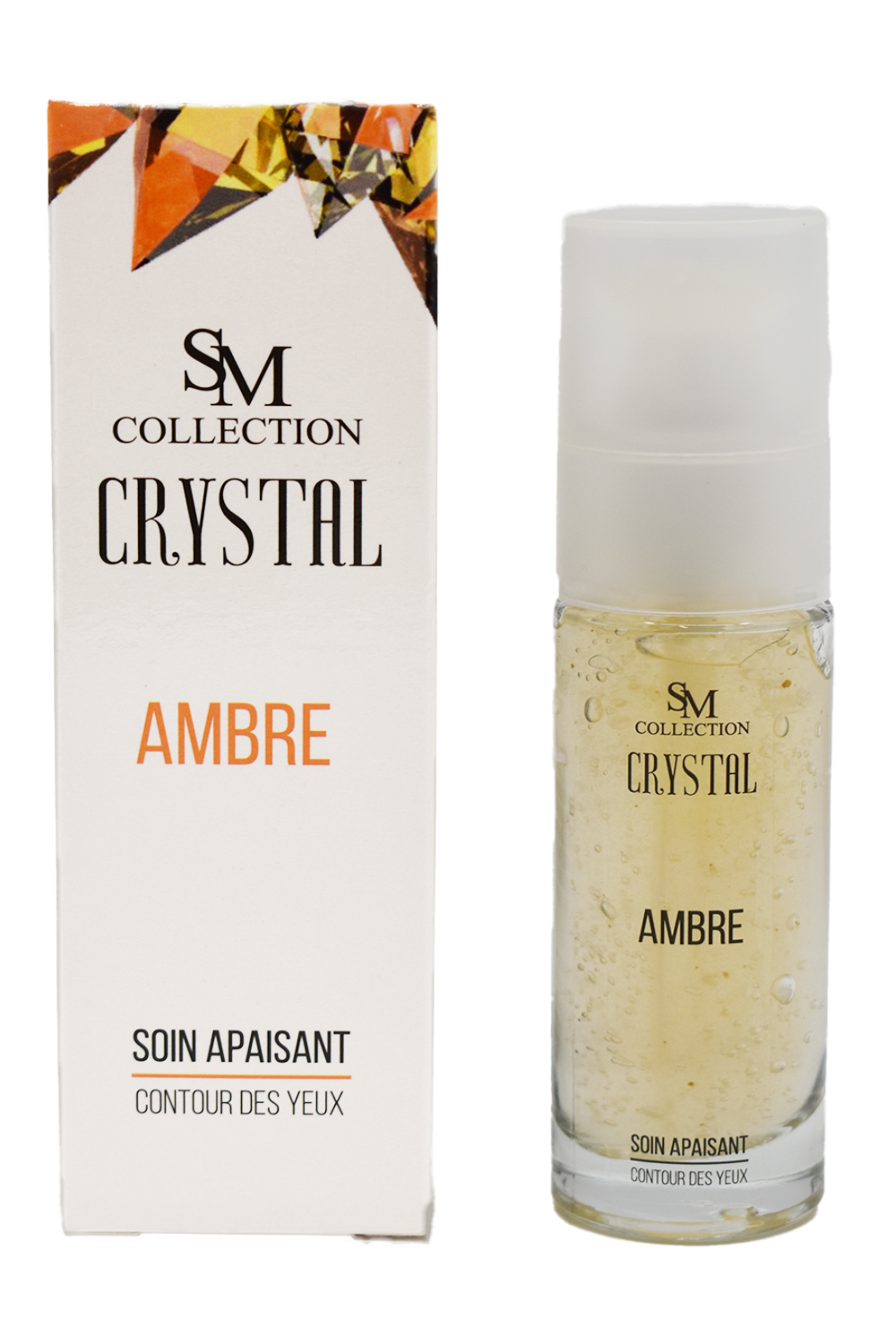 Crème contour des yeux à la poudre d'ambre 30ml 100% naturelle