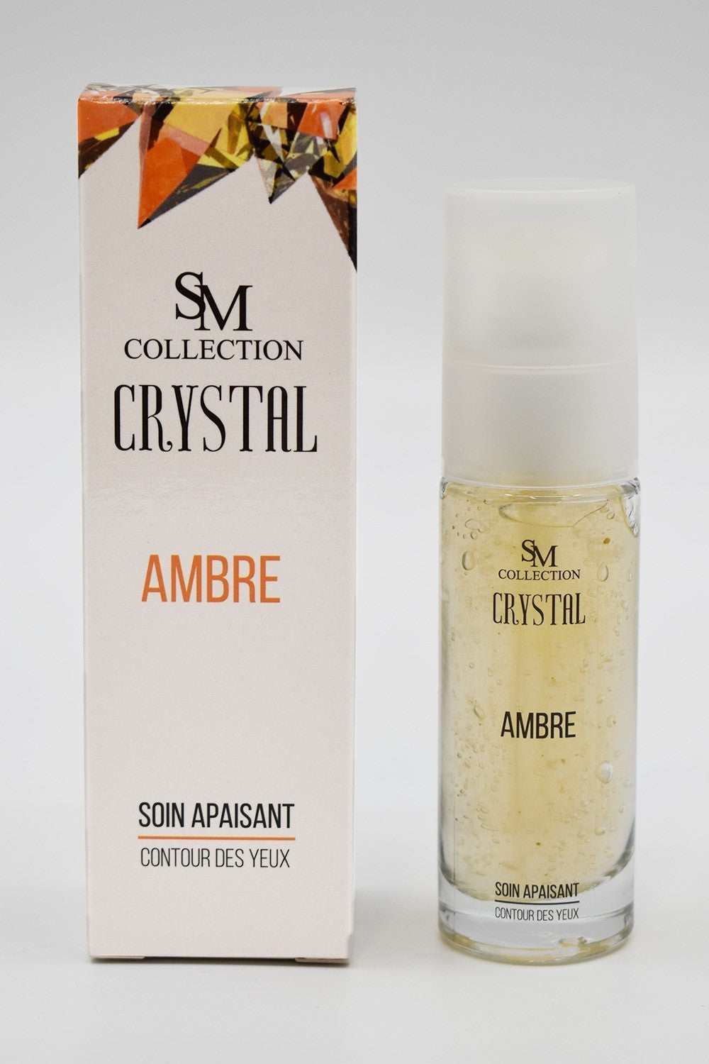 Crème contour des yeux à la poudre d'ambre 30ml 100% naturelle