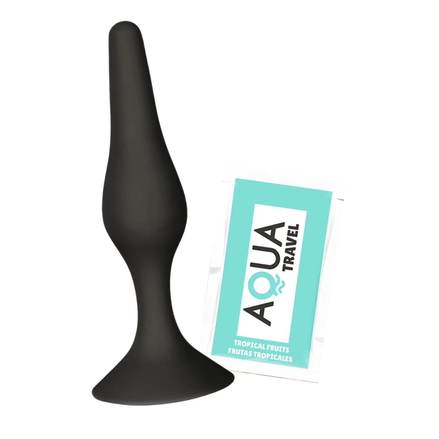 Plug Anal Silicone Médical Noir Ventouse Puissante 12,7 cm Sensations Intenses