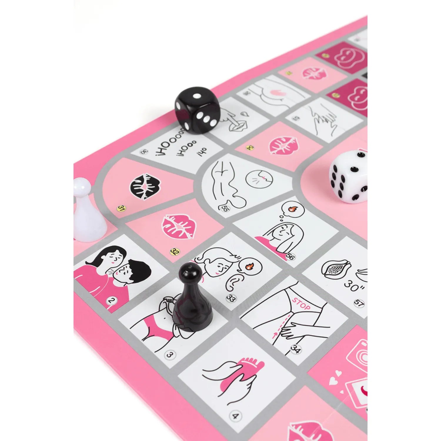 Jeu de société érotique Mission 69 parcours couples adultes défis sensuels