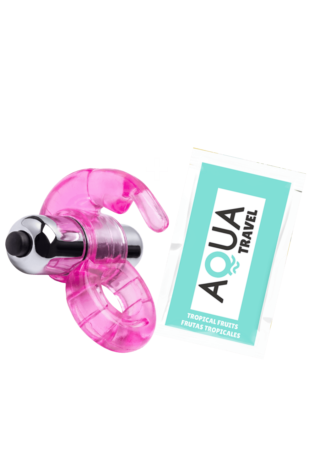 Anneau Vibrant Lapin Rose + 1 dosette lubrifiant — Pocket Pleasure