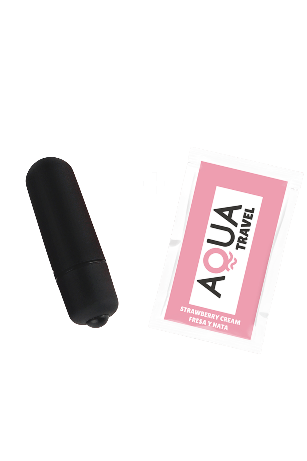 Mini Vibromasseur Bullet Noir + 1 dosette lubrifiant — Pocket Pleasure