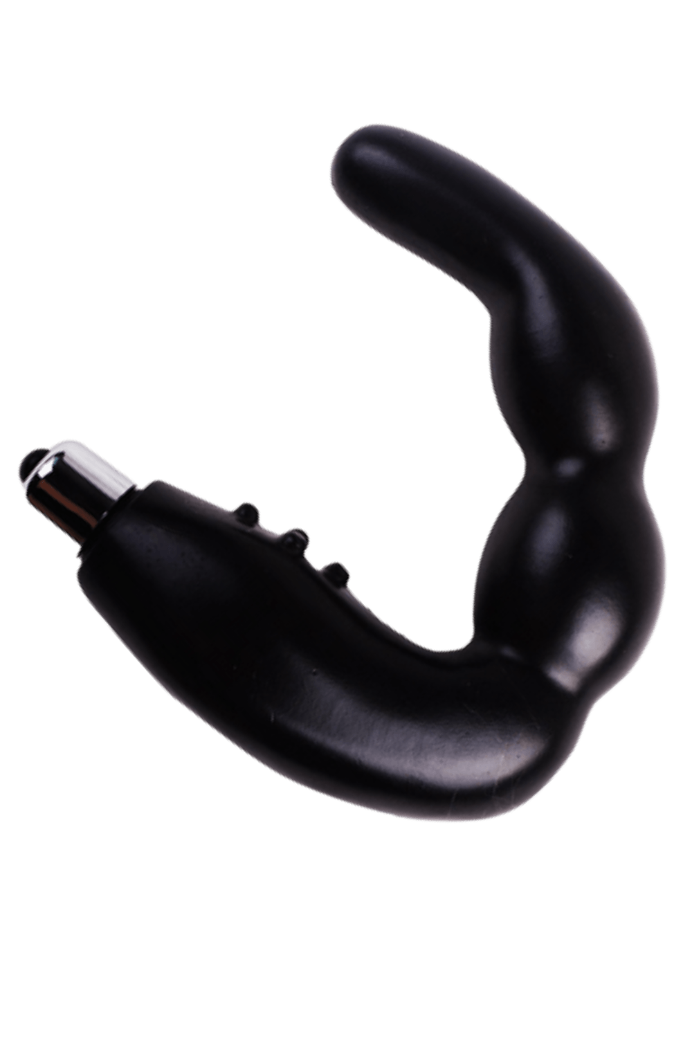 Stimulateur de Prostate Vibrant Noir + 1 dosette lubrifiant — Pocket Pleasure