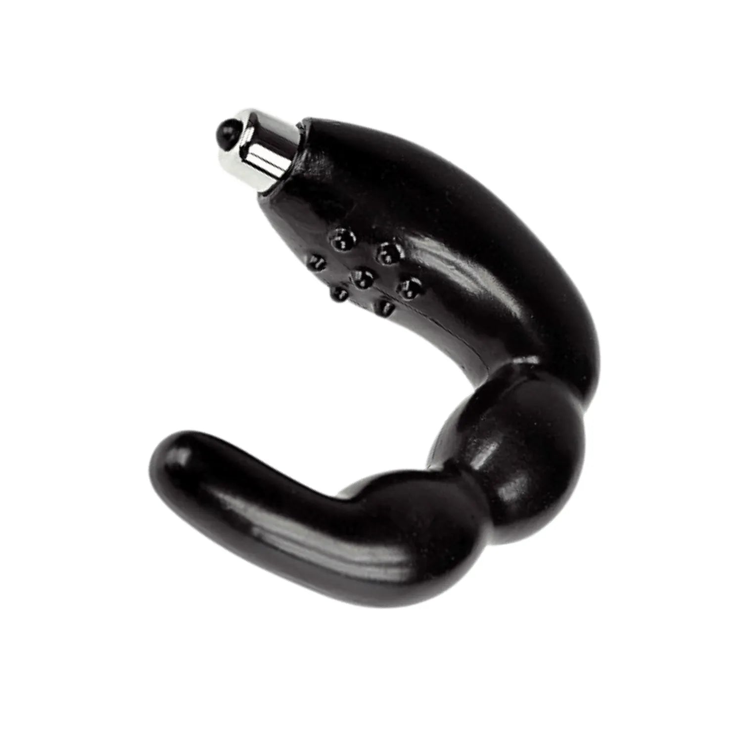 Stimulateur de Prostate Vibrant Noir + 1 dosette lubrifiant — Pocket Pleasure