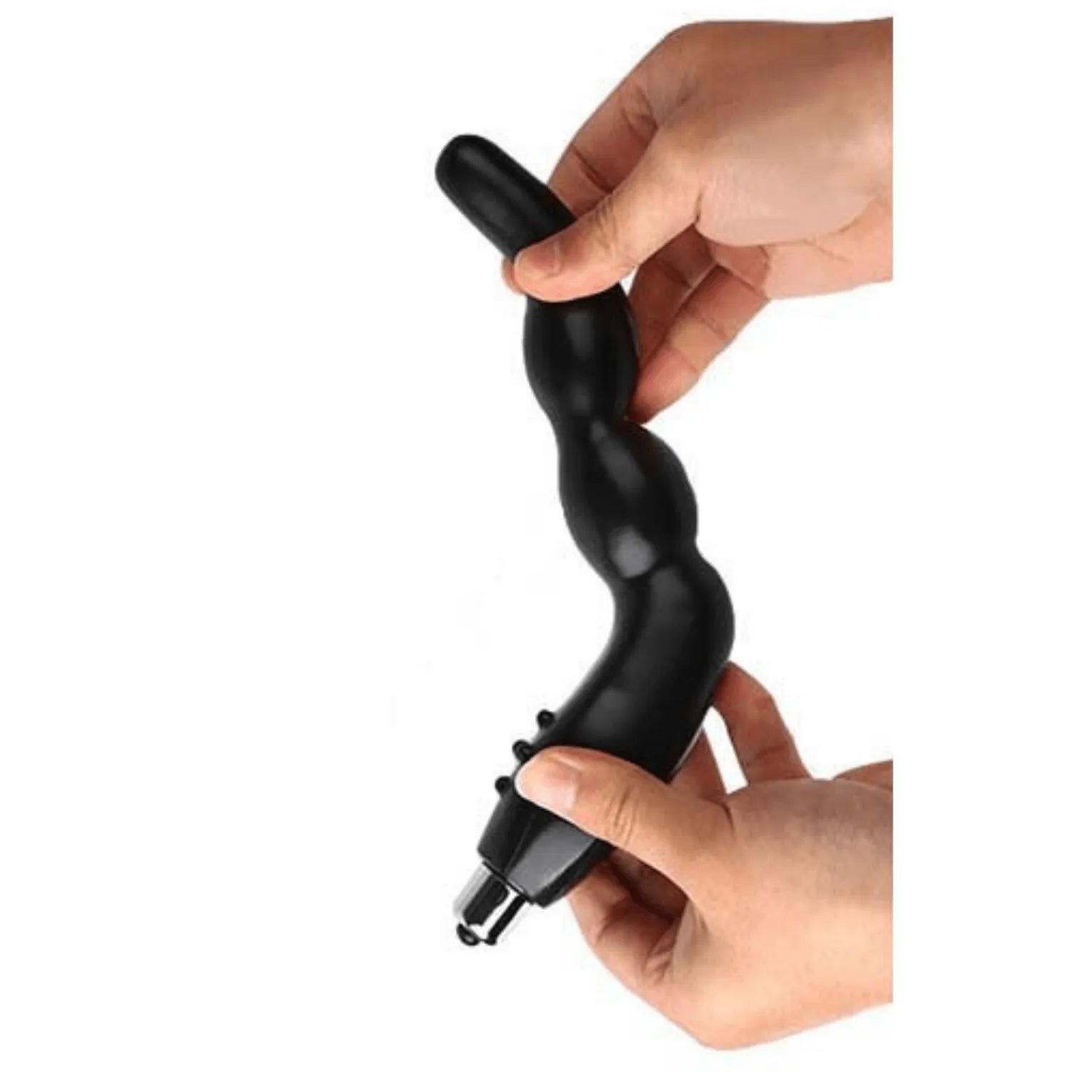 Stimulateur Prostate Vibrant Noir Anatomique C Double Stimulation Homme Curieux