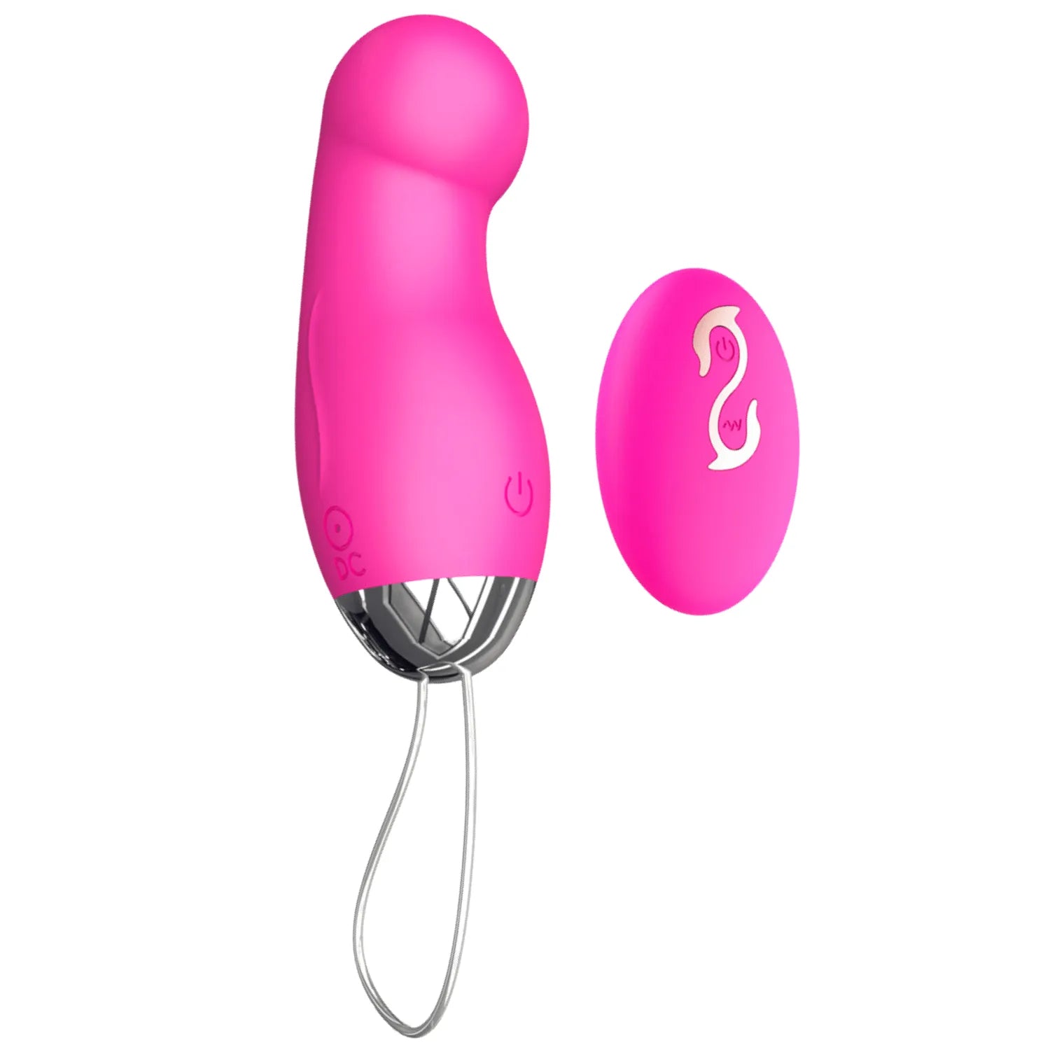 Œuf Vibrant Télécommandé 10 Modes Rose + 1 dosette de lubrifiant — Pocket Pleasure