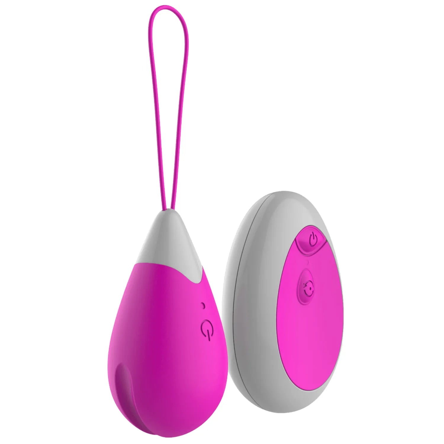 Œuf Vibrant Télécommandé Ergonomique Silicone Fuchsia 10 Modes Rechargeable USB