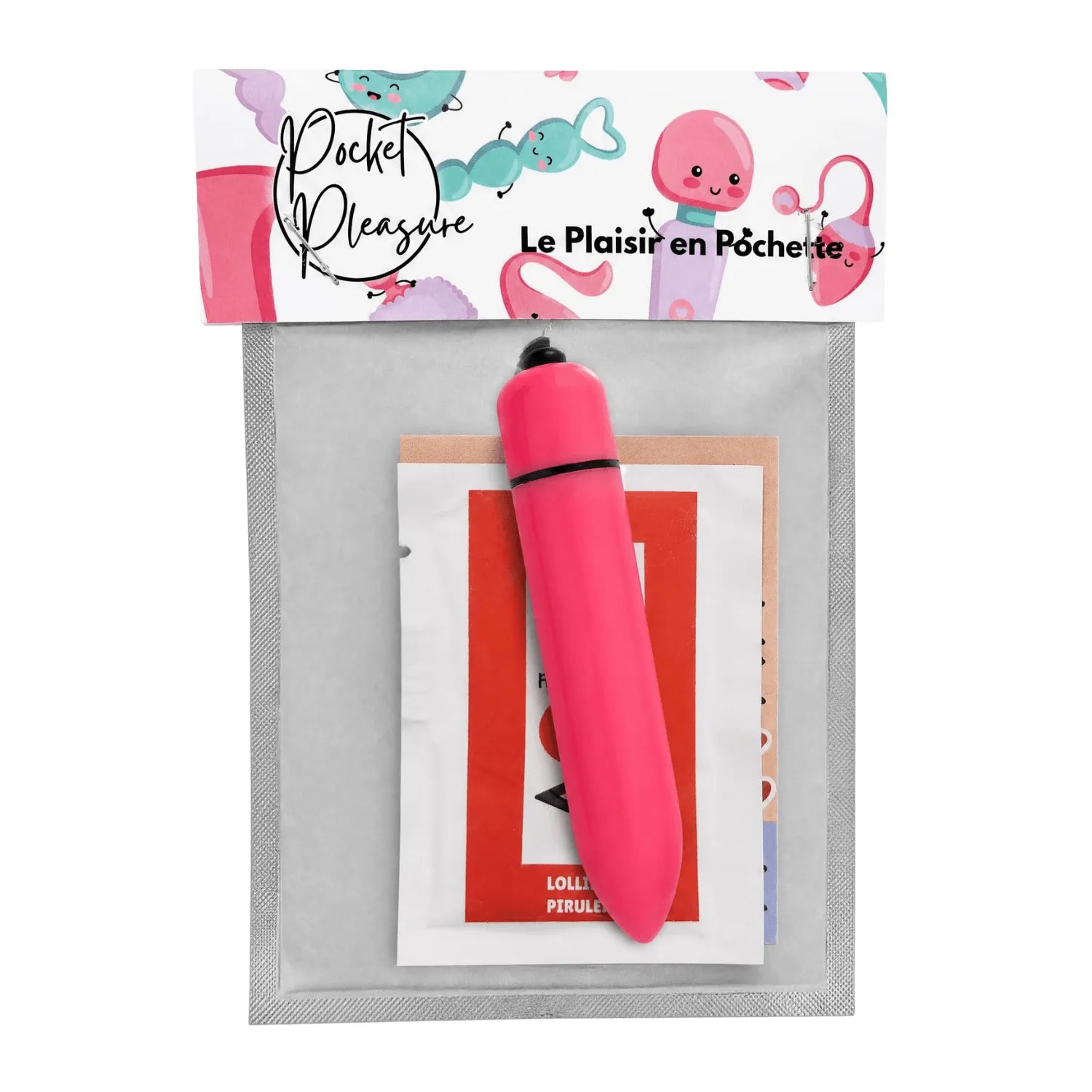 Mini Vibromasseur Bullet Rose 10 Vitesses + 1 dosette de lubrifiant — Pocket Pleasure