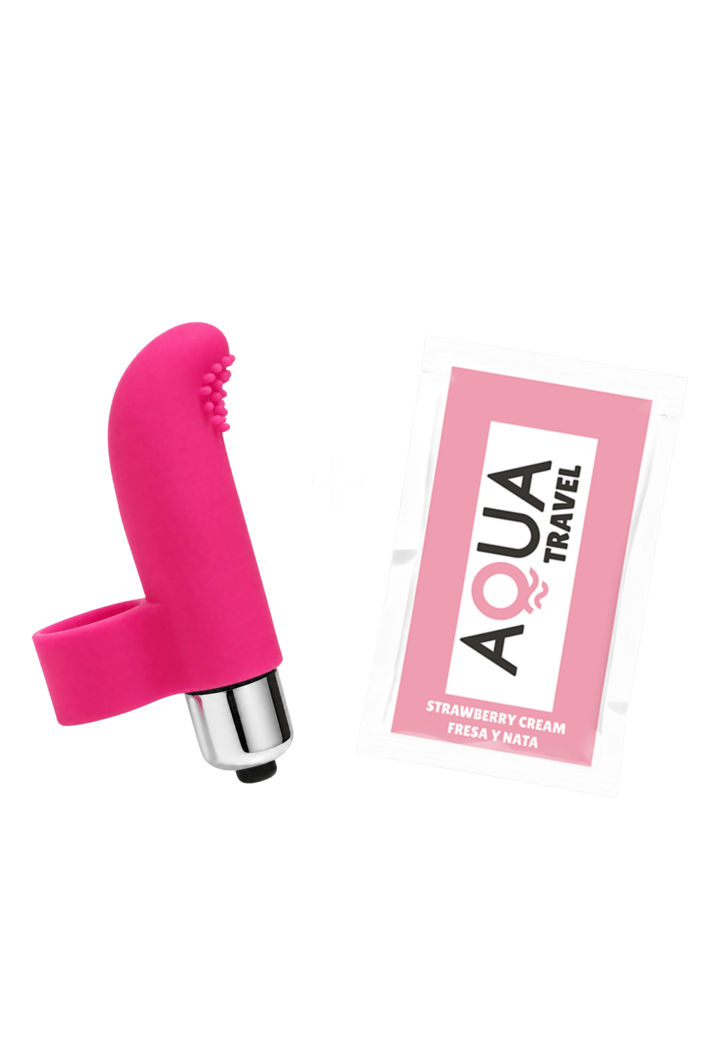 Doigt Chinois Vibrant Picots Rose + 1 dosette de lubrifiant — Pocket Pleasure