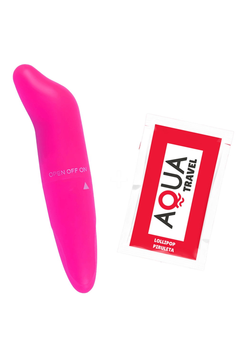 Vibromasseur Tête Incurvée Rose + 1 dosette de lubrifiant — Pocket Pleasure