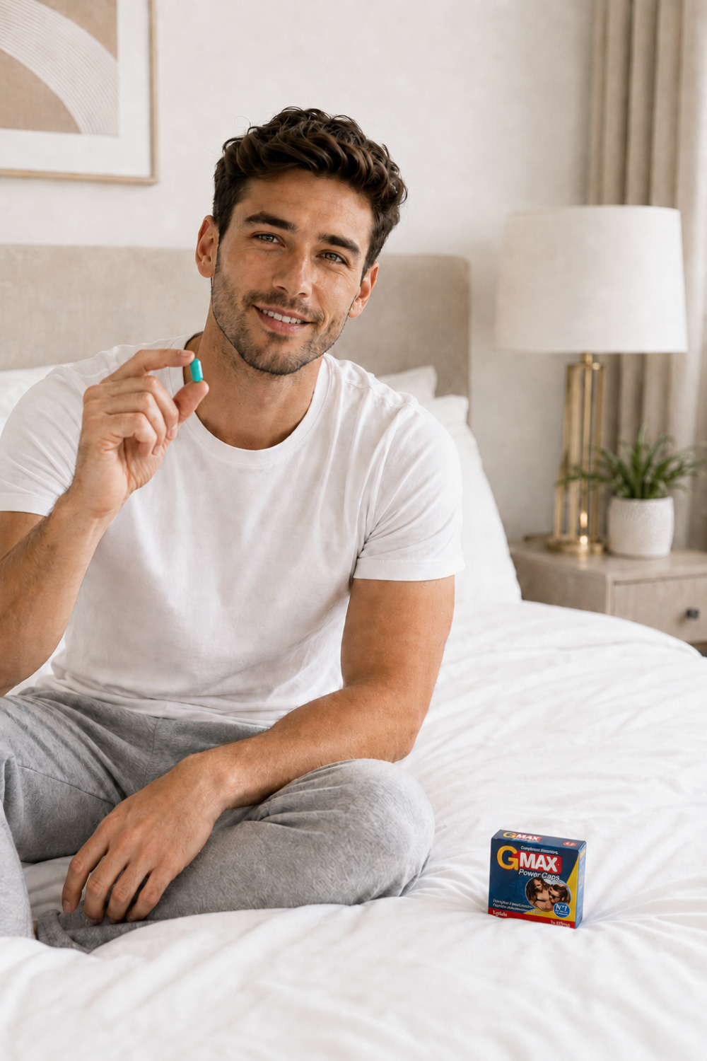 G-MAX Power Caps Boite de 5 gélules – Vitalité &amp; Bien-Être Masculin Complément alimentaire