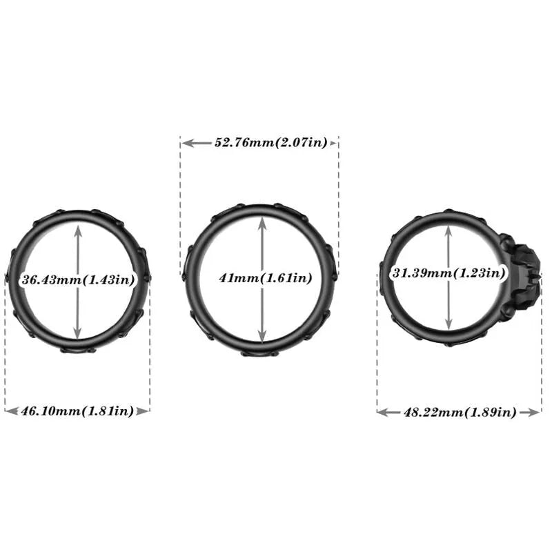 Anneau Pénien Ergonomique Silicone Médical Armony